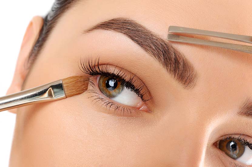 Make-up. Eyebrow Makeup. Eyes